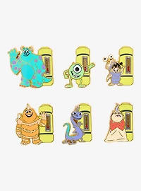 Disney Pixar Monsters, Inc. Scream Canister Liquid Glitter Filled Blind Box Enamel Pin — BoxLunch Exclusive