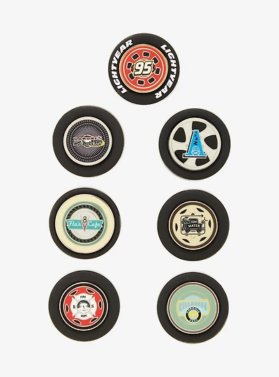Disney Pixar Cars Spinning Tires Blind Box Enamel Pin - BoxLunch Exclusive