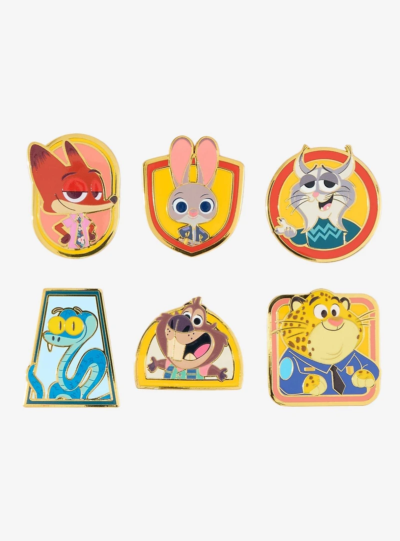 Disney Zootopia 2 Character Portraits Blind Box Enamel Pin - BoxLunch Exclusive
