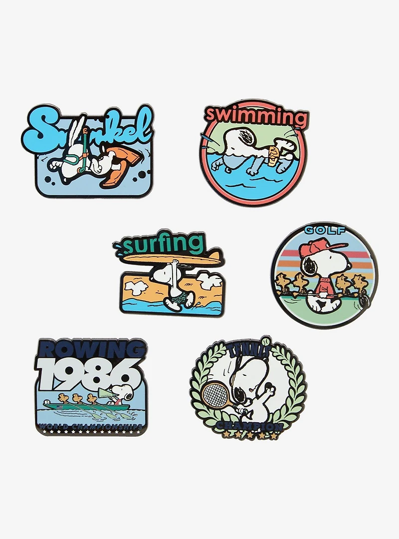 Peanuts Snoopy Summer Sports Blind Box Enamel Pin - BoxLunch Exclusive