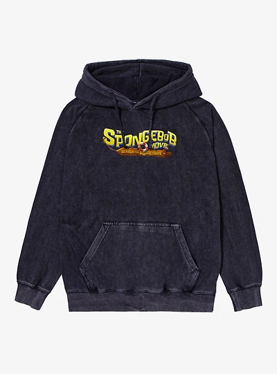 The SpongeBob Movie: Search For SquarePants Logo Mineral Washed Hoodie