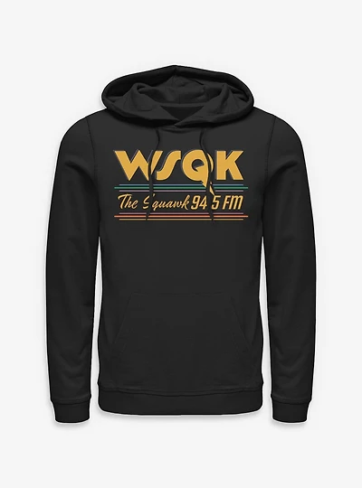 Stranger Things WSQK Radio The Squawk Hoodie