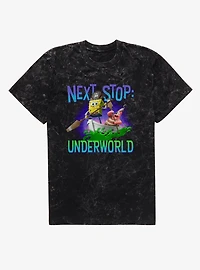 The SpongeBob Movie: Search for SquarePants Next Stop Underworld Mineral Wash T-Shirt