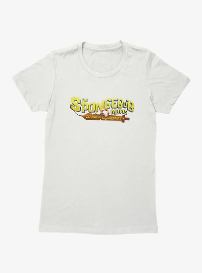 The SpongeBob Movie: Search For SquarePants Logo Womens T-Shirt