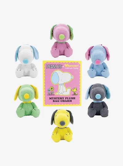 Whatever! Makes You Happy x Peanuts Sherbet Spring Corduroy Snoopy Blind Box Plush Bag Charm