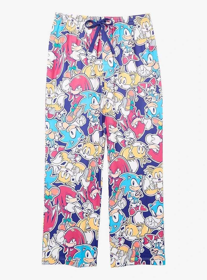 Sonic the Hedgehog & Friends Allover Print Sleep Pants - BoxLunch Exclusive