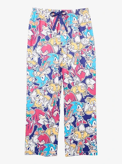Sonic the Hedgehog & Friends Allover Print Sleep Pants - BoxLunch Exclusive