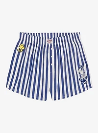 Peanuts Sailor Snoopy & Woodstock Striped Women's Boxer Shorts - BoxLunch Exclusive