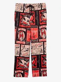 Disney The Nightmare Before Christmas Character Postcards Allover Print Sleep Pants - BoxLunch Exclusive