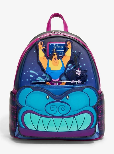 Loungefly Disney The Emperor's New Groove Kronk & Yzma Coaster Mini Backpack - BoxLunch Exclusive