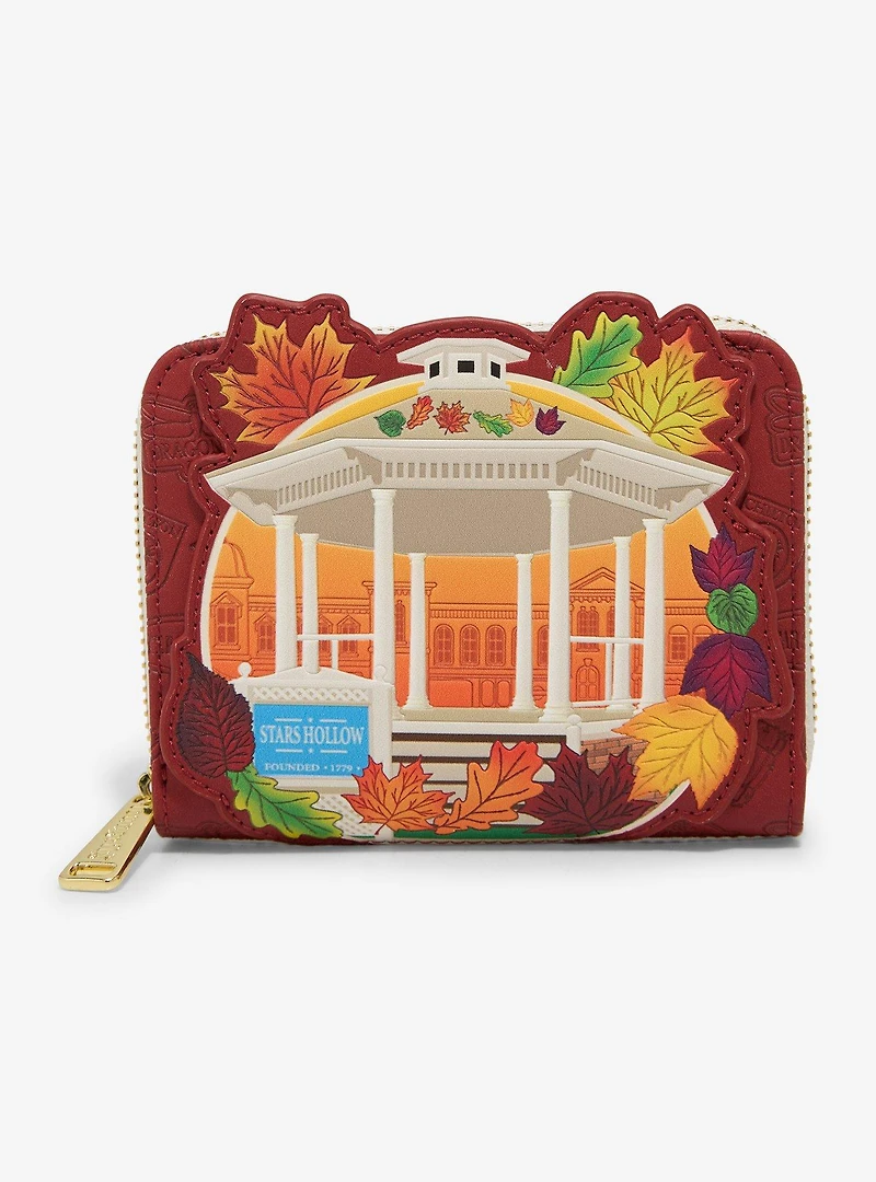 Loungefly Gilmore Girls Stars Hollow Fall Foliage Gazebo Wallet - BoxLunch Exclusive