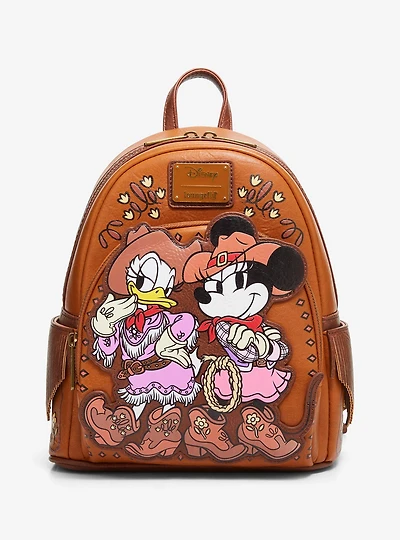 Loungefly Disney Minnie & Daisy Cowgirl Mini Backpack - BoxLunch Exclusive