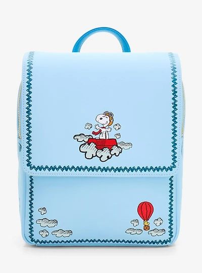 Loungefly Peanuts Snoopy and The Red Baron Mini Backpack - BoxLunch Exclusive