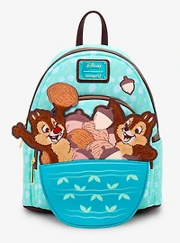 Loungefly Disney Chip & Dale Acorn Pile Chenille Mini Backpack - BoxLunch Exclusive