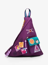 Disney Treasure Planet Character Stamps Triangle Crossbody Sling - BoxLunch Exclusive