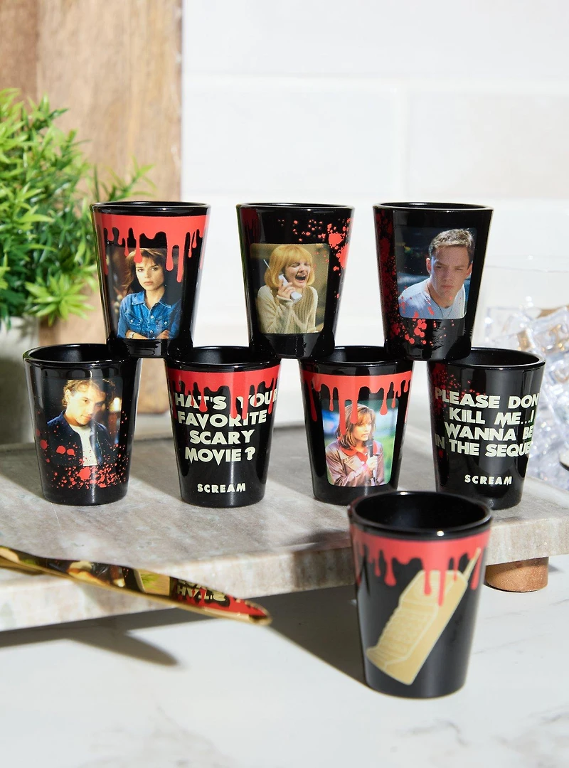 Scream Characters & Quotes Blind Box Mini Glass — BoxLunch Exclusive