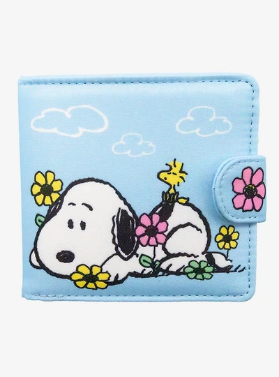 Whatever! Makes You Happy x Peanuts Floral Snoopy Wallet