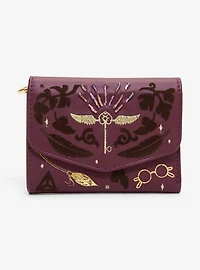 Harry Potter Flocked Icons Beaded Wallet - BoxLunch Exclusive