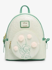 Loungefly Disney Peter Pan Tinker Bell Dandelion Pom Pom Mini Backpack - BoxLunch Exclusive