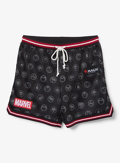 Magic: The Gathering x Marvel Icons Allover Print Basketball Shorts - BoxLunch Exclusive
