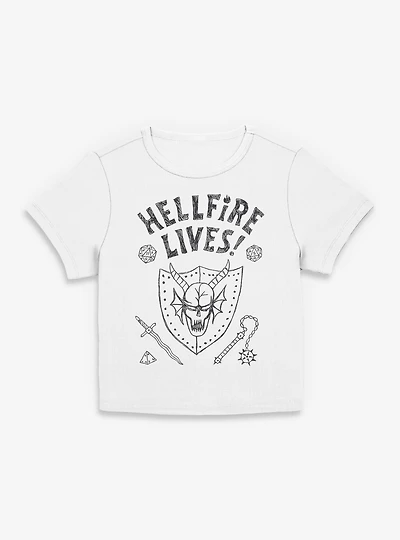 Stranger Things Hellfire Lives Marker Womens Baby T-Shirt