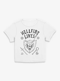 Stranger Things Hellfire Lives Marker Womens Baby T-Shirt