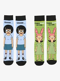 Bob's Burgers Tina & Louise Crew Sock Set