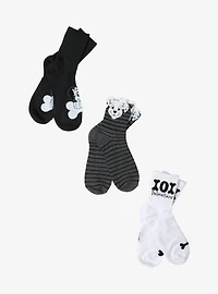 Disney 101 Dalmatians Puppies Quarter Crew Sock Set