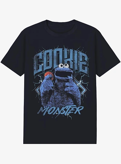 Sesame Street Cookie Monster Heavy Metal T-Shirt