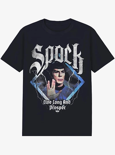 Star Trek The Original Series Spock Heavy Metal T-Shirt