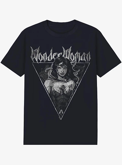DC Comics Justice League Wonder Woman Vintage Metal T-Shirt