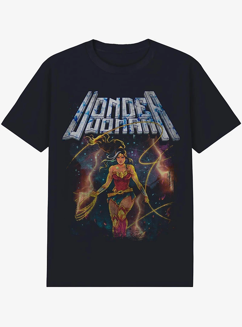 DC Comics Justice League Wonder Woman Galaxy Poster T-Shirt