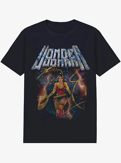 DC Comics Justice League Wonder Woman Galaxy Poster T-Shirt