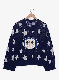 Coraline Doll Starry Women's Knit Sweater — BoxLunch Exclusive