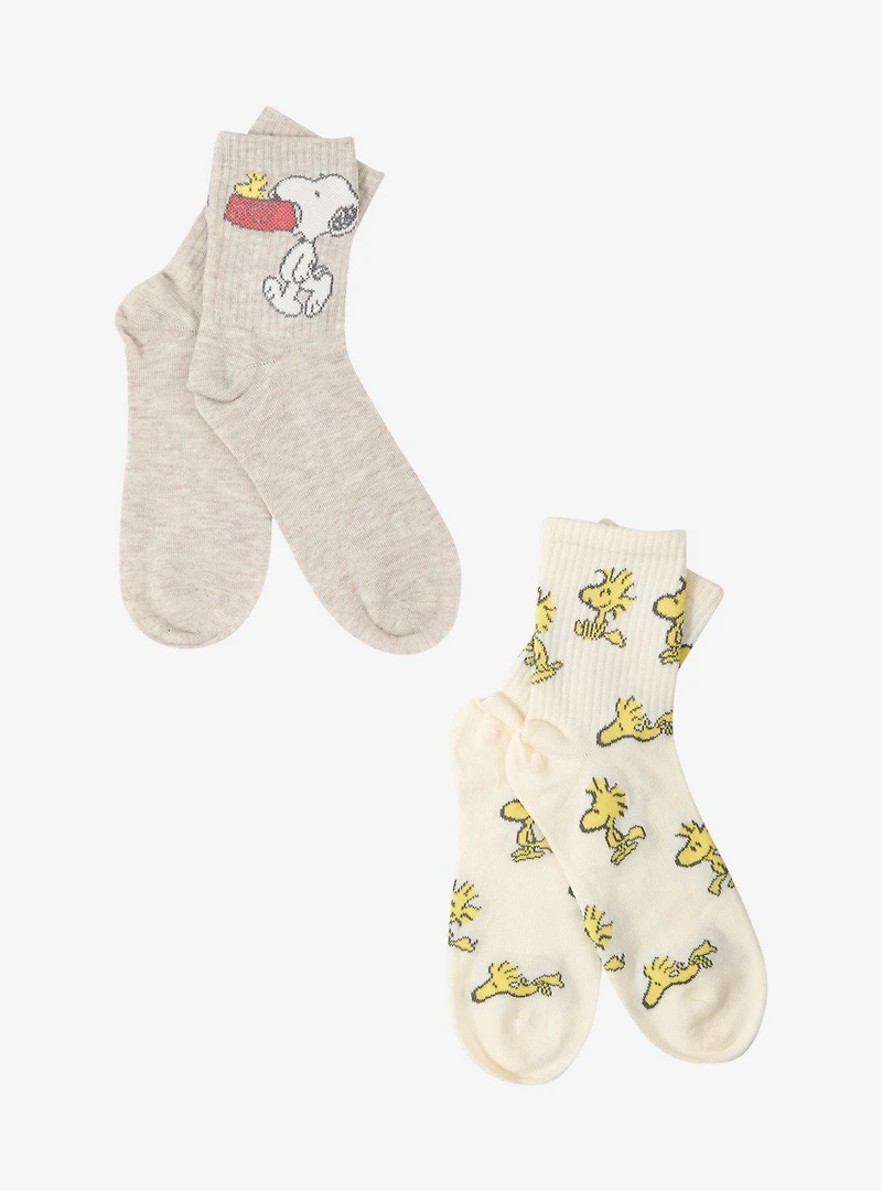 Peanuts Snoopy & Woodstock Crew Sock Set