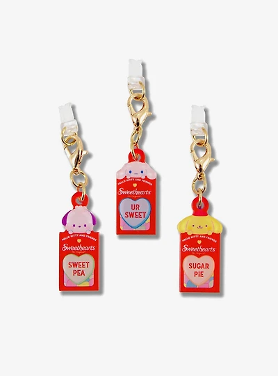 Sonix Sanrio x Sweethearts Charging Port Charms 3pk - Cinnamoroll, Pochacco, Pompom