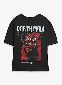 Star Wars Darth Maul Join The Darkside Womens Skimmer T-Shirt