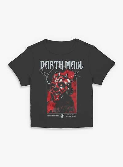 Star Wars Episode I: The Phantom Menace Darth Maul Join Darkside Women Baby T-Shirt BoxLunch Exclusive