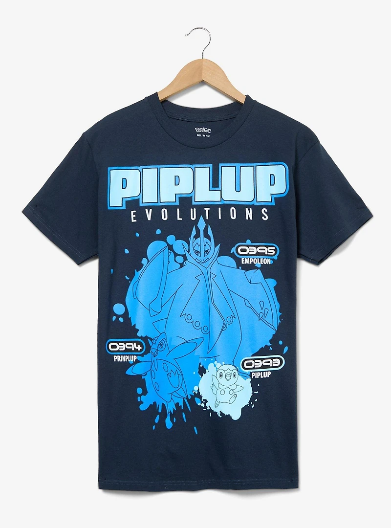 Pokemon Piplup Evolutions T-Shirt - BoxLunch Exclusive