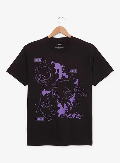 Pokémon Gengar Evolution Tonal T-Shirt - BoxLunch Exclusive