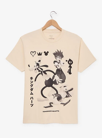Disney Kingdom Hearts Sora & Goofy Timeless River T-Shirt — BoxLunch Exclusive