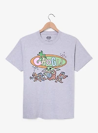 Star Wars The Mandalorian & Grogu Cartoon T-Shirt - BoxLunch Exclusive