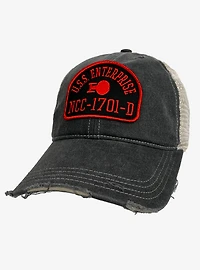 Star Trek Next Gen Enterprise Arch Vintage Trucker Cap