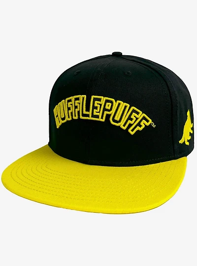 Harry Potter Hufflepuff Arch Flat Brim Ball Cap