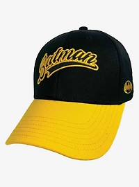 DC Comics Batman Tail 6 Panel Structured Strech Fit Ball Cap