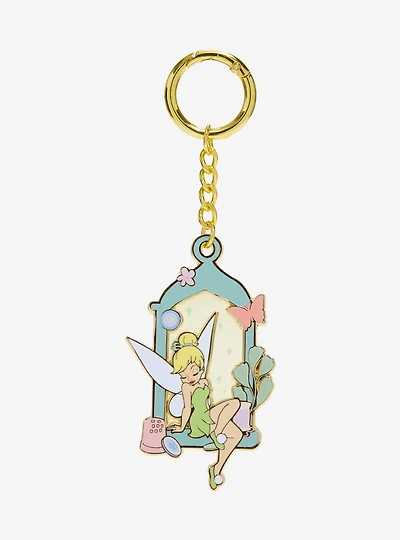 Disney Peter Pan Tinker Bell Vanity Enamel Keychain - BoxLunch Exclusive