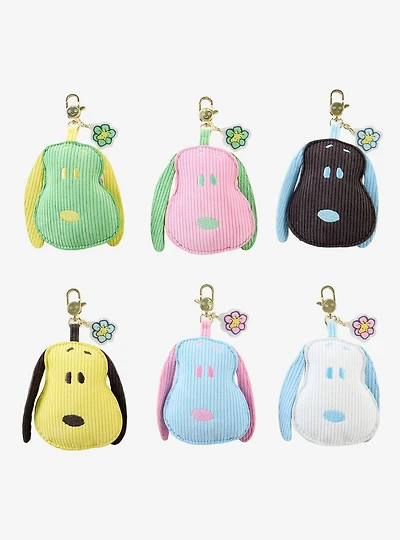 Whatever! Makes You Happy x Peanuts Sherbet Spring Snoopy Corduroy Blind Bag Coin Purse Bag Charm