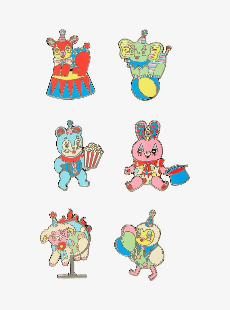 Whatever! Makes You Happy x So Lazo Circus Animals Blind Box Enamel Pin