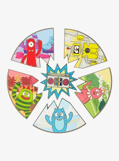 Whatever! Makes you Happy x Yo Gabba Gabba! Blind Box Puzzle Enamel Pin