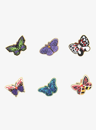 Loungefly Disney Villains Butterfly Blind Box Enamel Pin - BoxLunch Exclusive